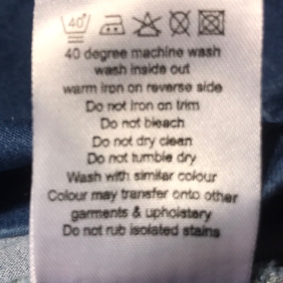 Stretch Denim Crop Top & Skirt Set - Picture 13 of 14